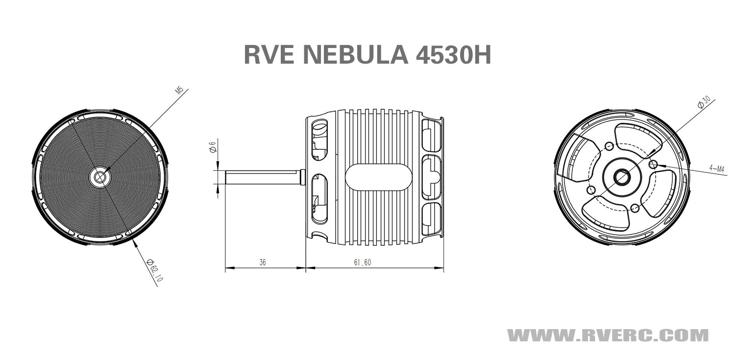 NEBULA 4530H-520KV Excellent  Motor MK50006(图4)